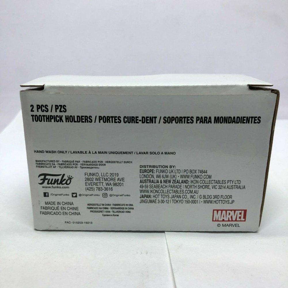 Funko Marvel Thanos Captain America Toothpick Holders Shot Glass Lot of 2 - Picture 3 of 8